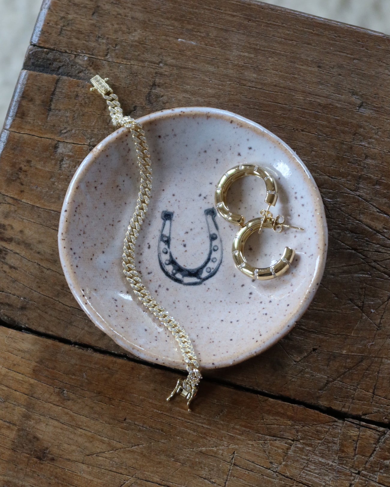 HORSESHOE TRINKET DISH