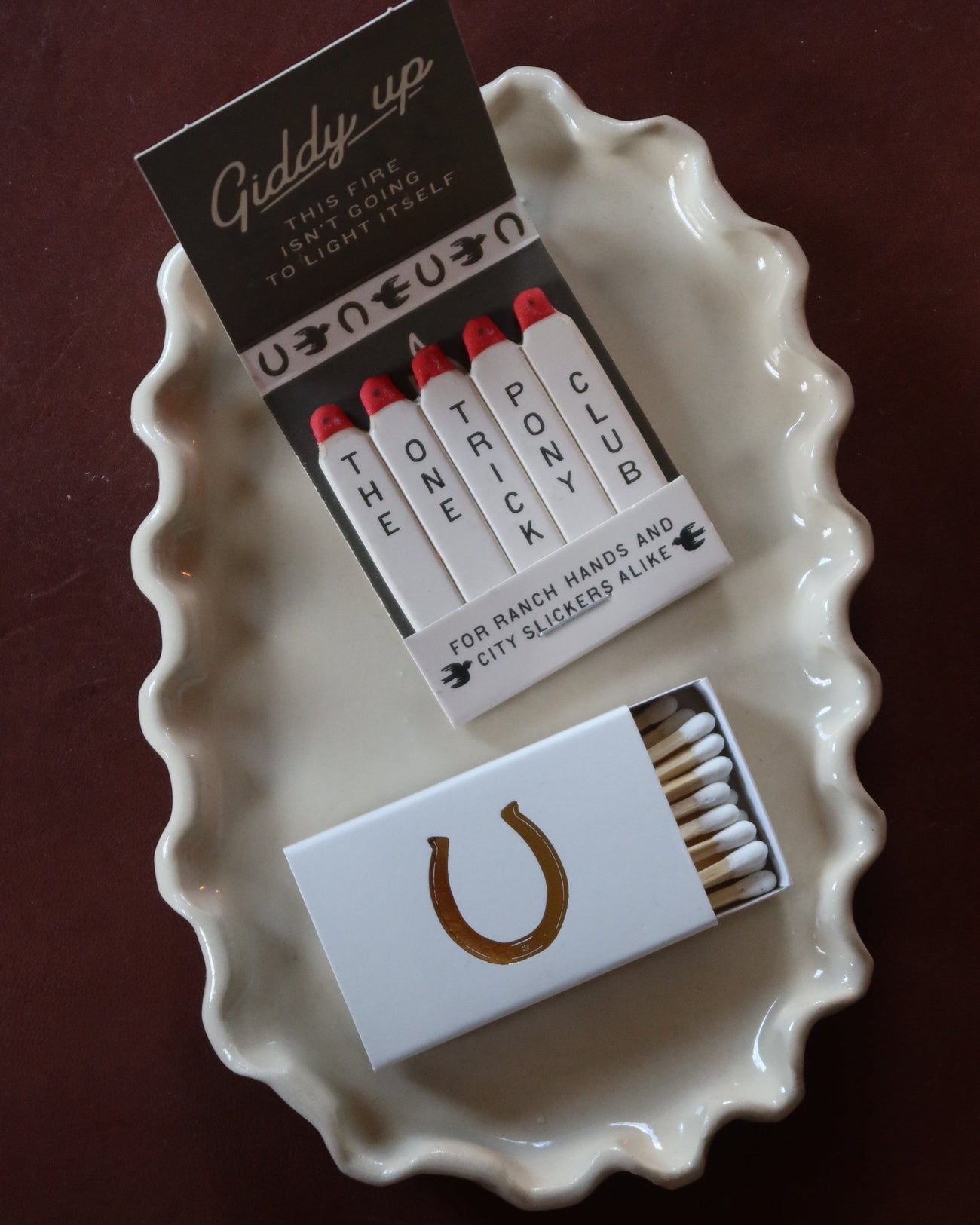 THE ONE TRICK PONY MATCHBOOK (SET OF 2)