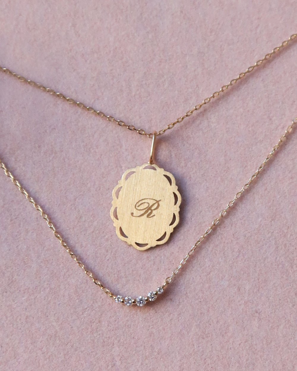 AVIGNON OVAL ENGRAVABLE PENDANT NECKLACE - Shop Cupcakes and Cashmere