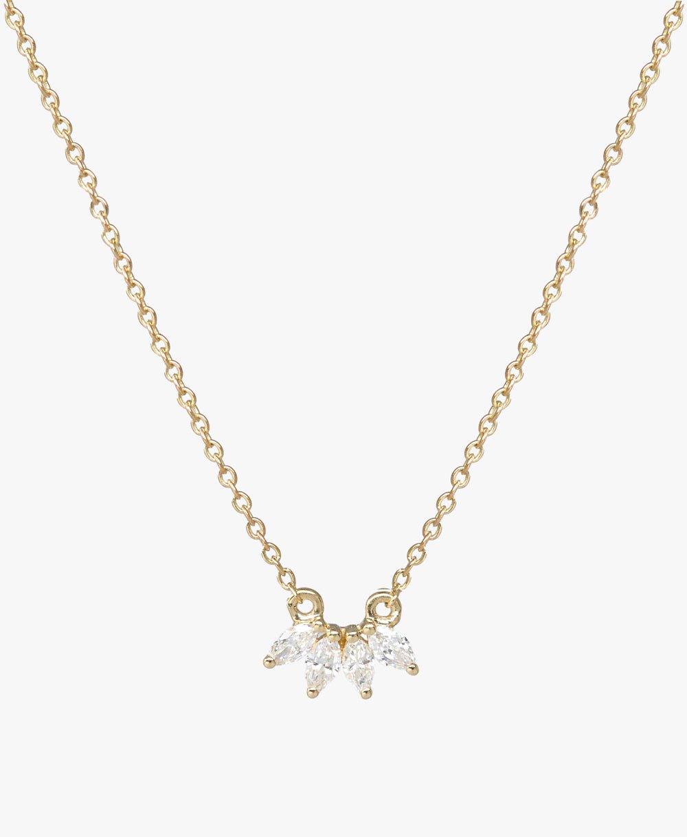 BAIKAL MARQUISE DIAMOND NECKLACE - Shop Cupcakes and Cashmere