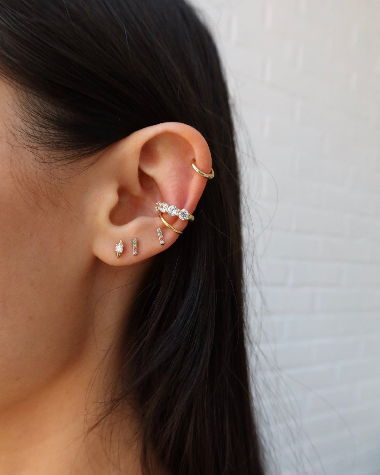 BARBARA RAINBOW BAR STUDS - Shop Cupcakes and Cashmere