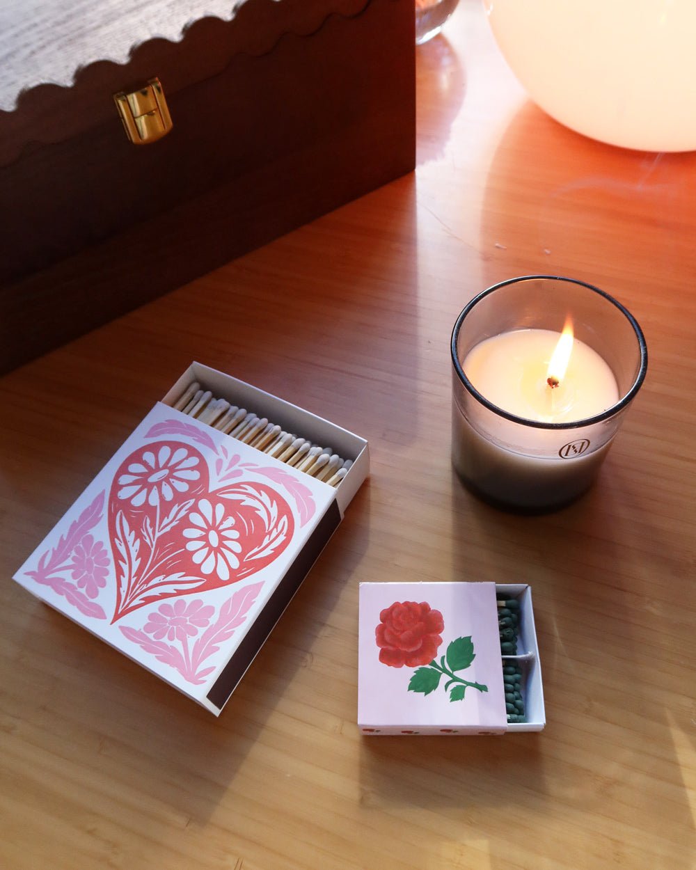 BOTANICAL HEART MATCHBOX - Shop Cupcakes and Cashmere