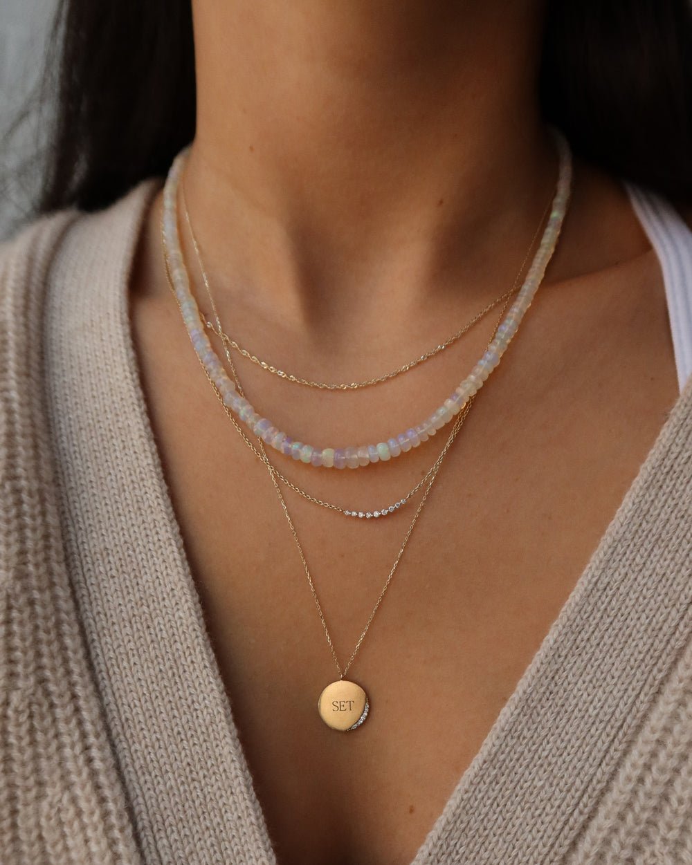 CORSICA 14K GOLD TWIST NECKLACE - Shop Cupcakes and Cashmere