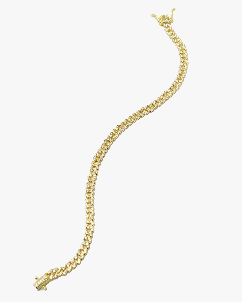 DEJA CZ CURB CHAIN BRACELET - Shop Cupcakes and Cashmere