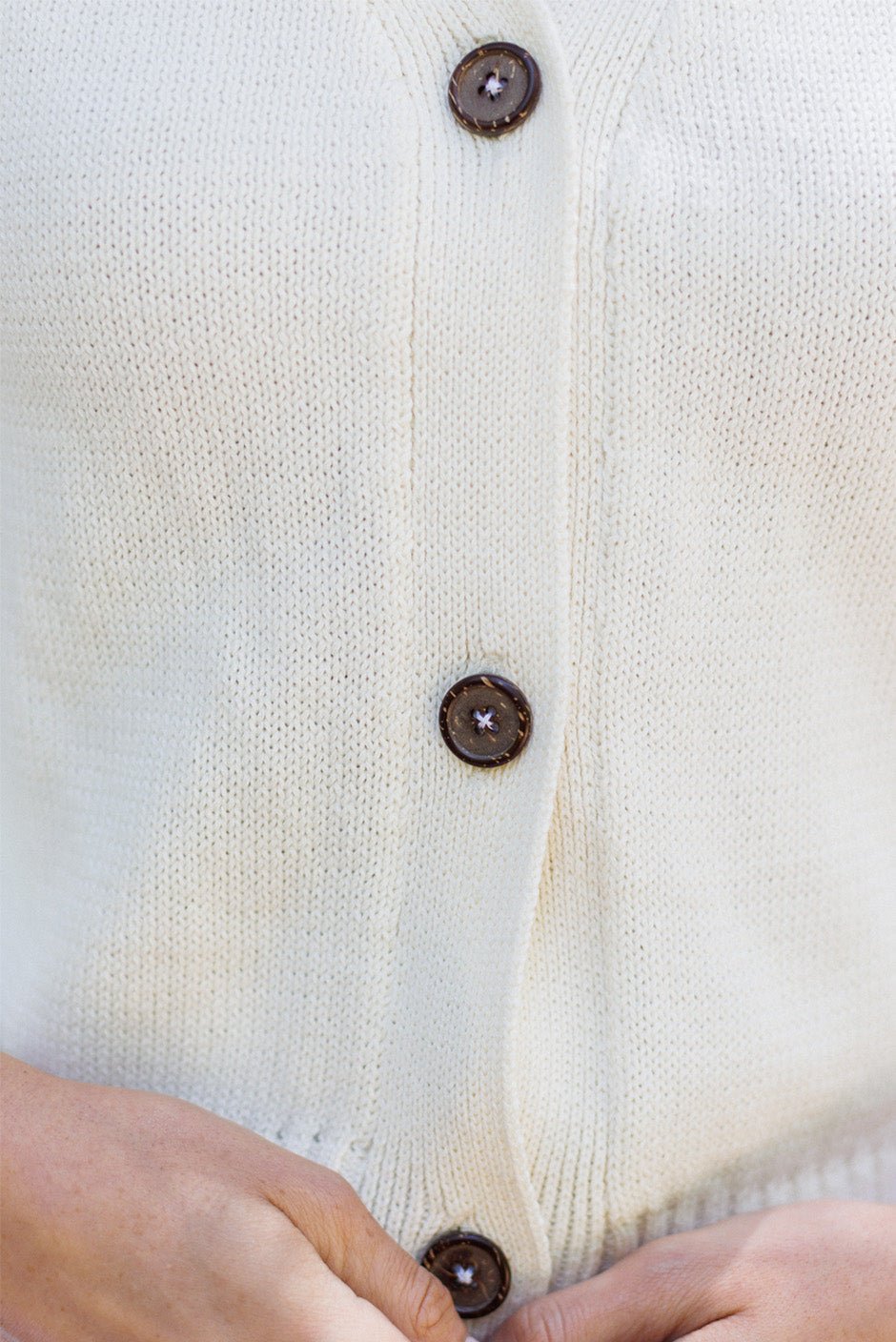 DIANA CARDIGAN IN OAT MILK - Shop Cupcakes and Cashmere