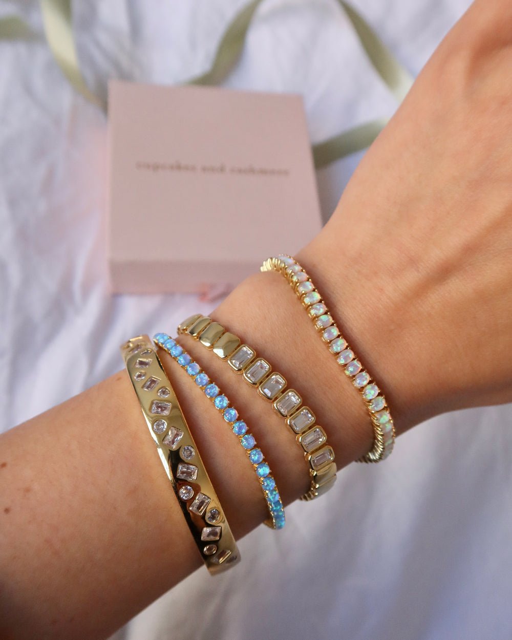 ELODIE BAGUETTE BRACELET - Shop Cupcakes and Cashmere