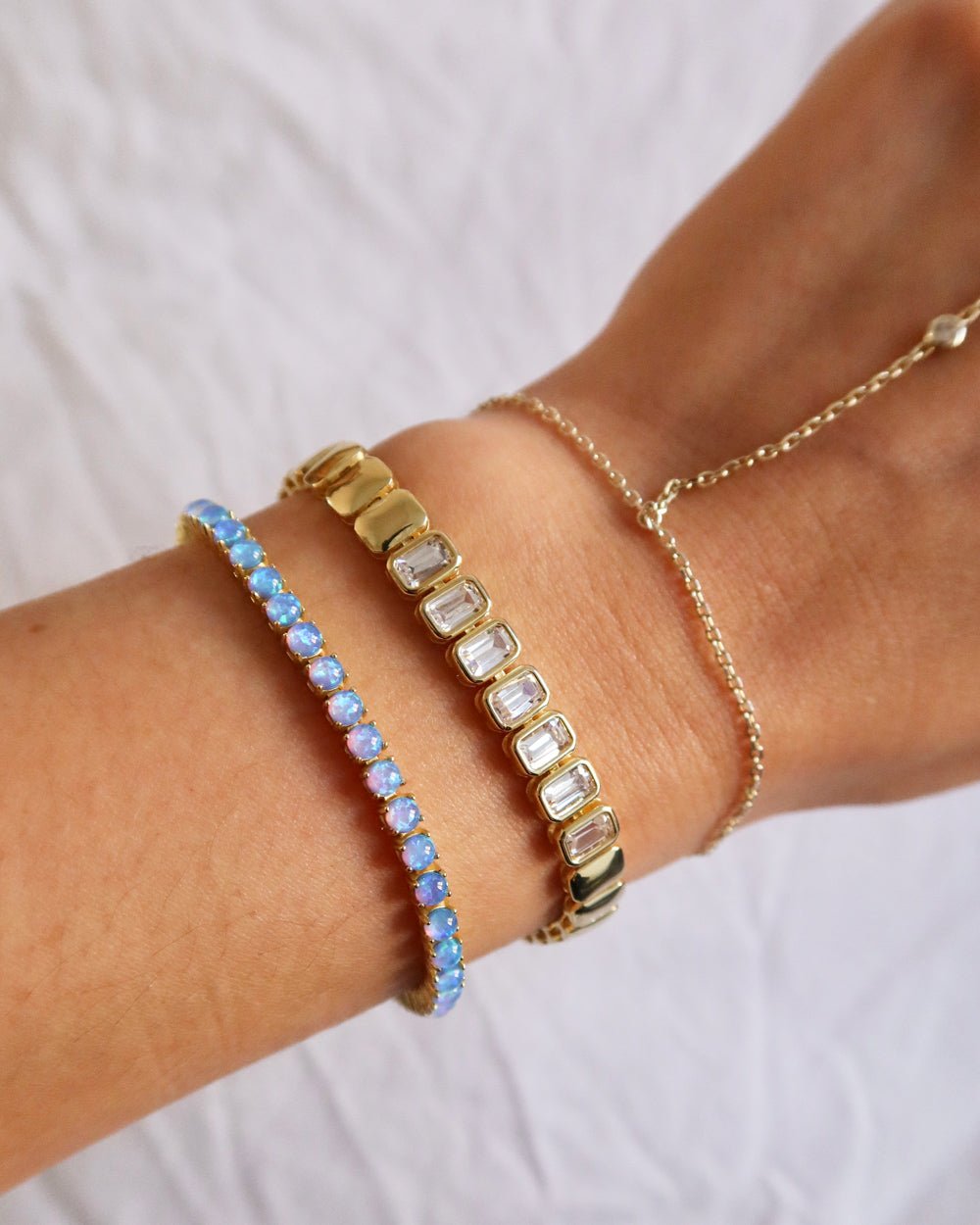 ELODIE BAGUETTE BRACELET - Shop Cupcakes and Cashmere