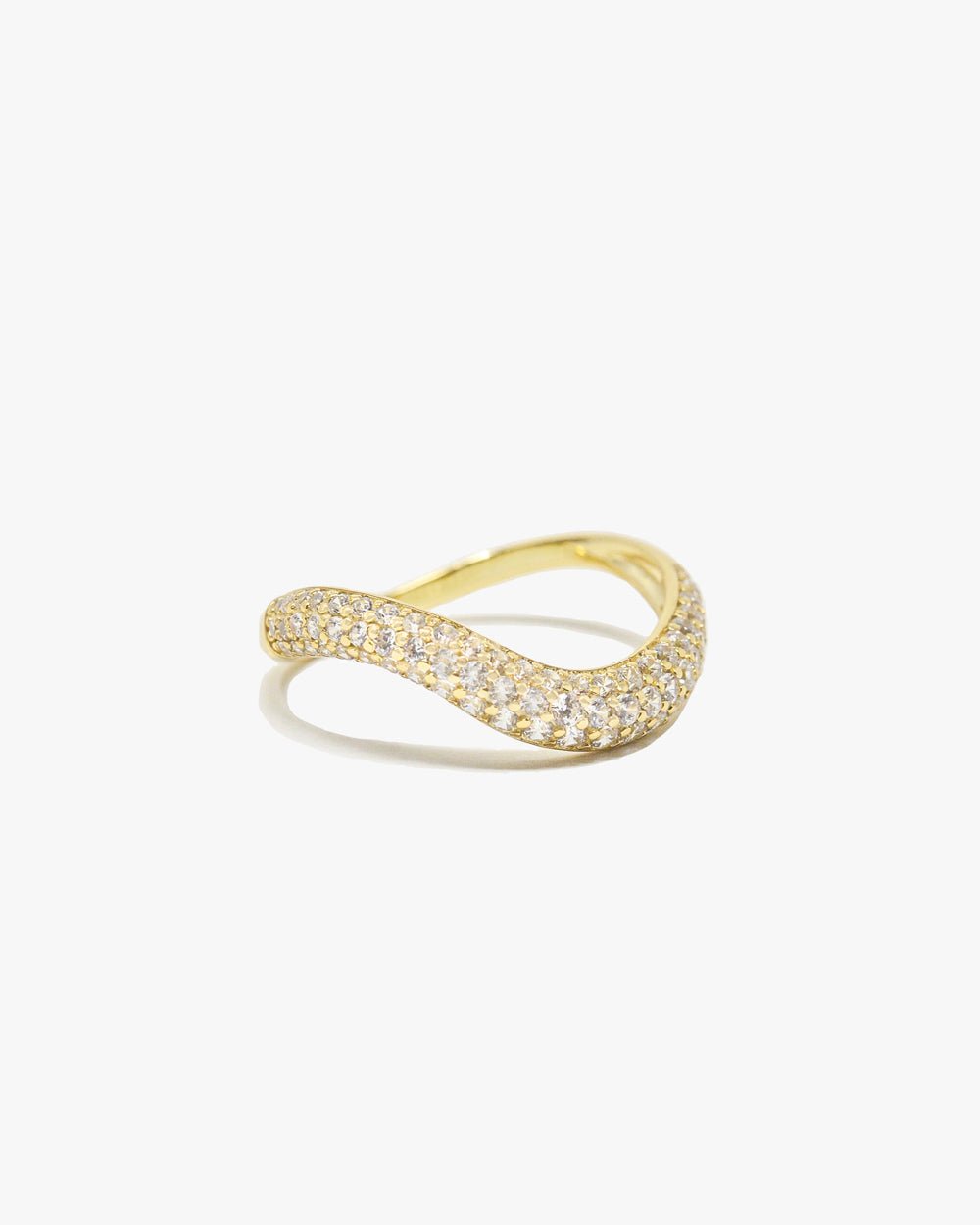 FALEN PAVÉ WAVE RING - Shop Cupcakes and Cashmere