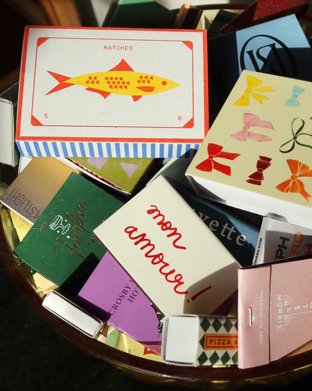 FISH RISOGRAPH PRINTED MATCHBOX - Shop Cupcakes and Cashmere