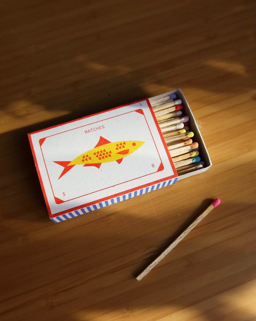 FISH RISOGRAPH PRINTED MATCHBOX - Shop Cupcakes and Cashmere