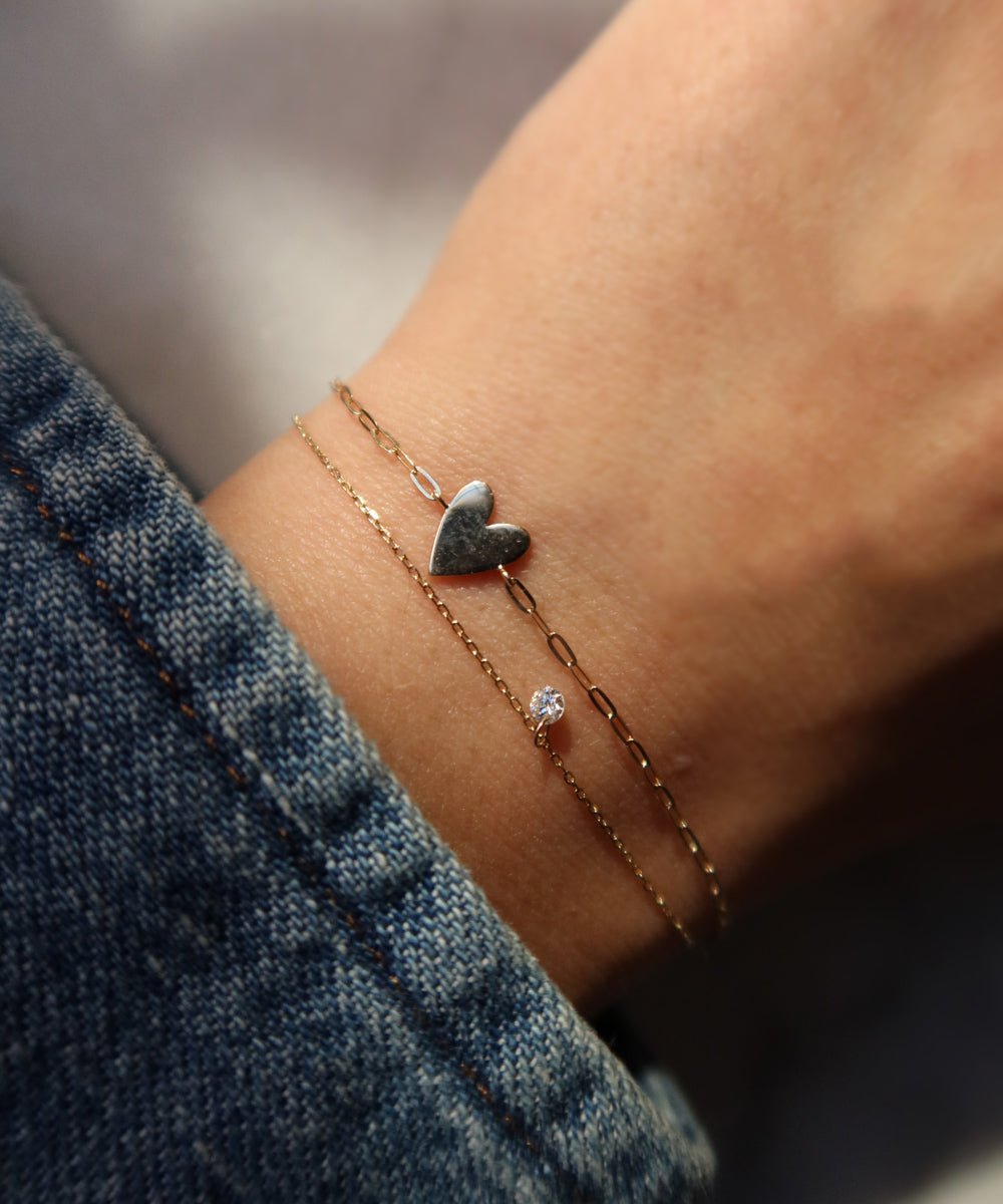 GENEVA FLOATING DIAMOND BRACELET - Shop Cupcakes and Cashmere