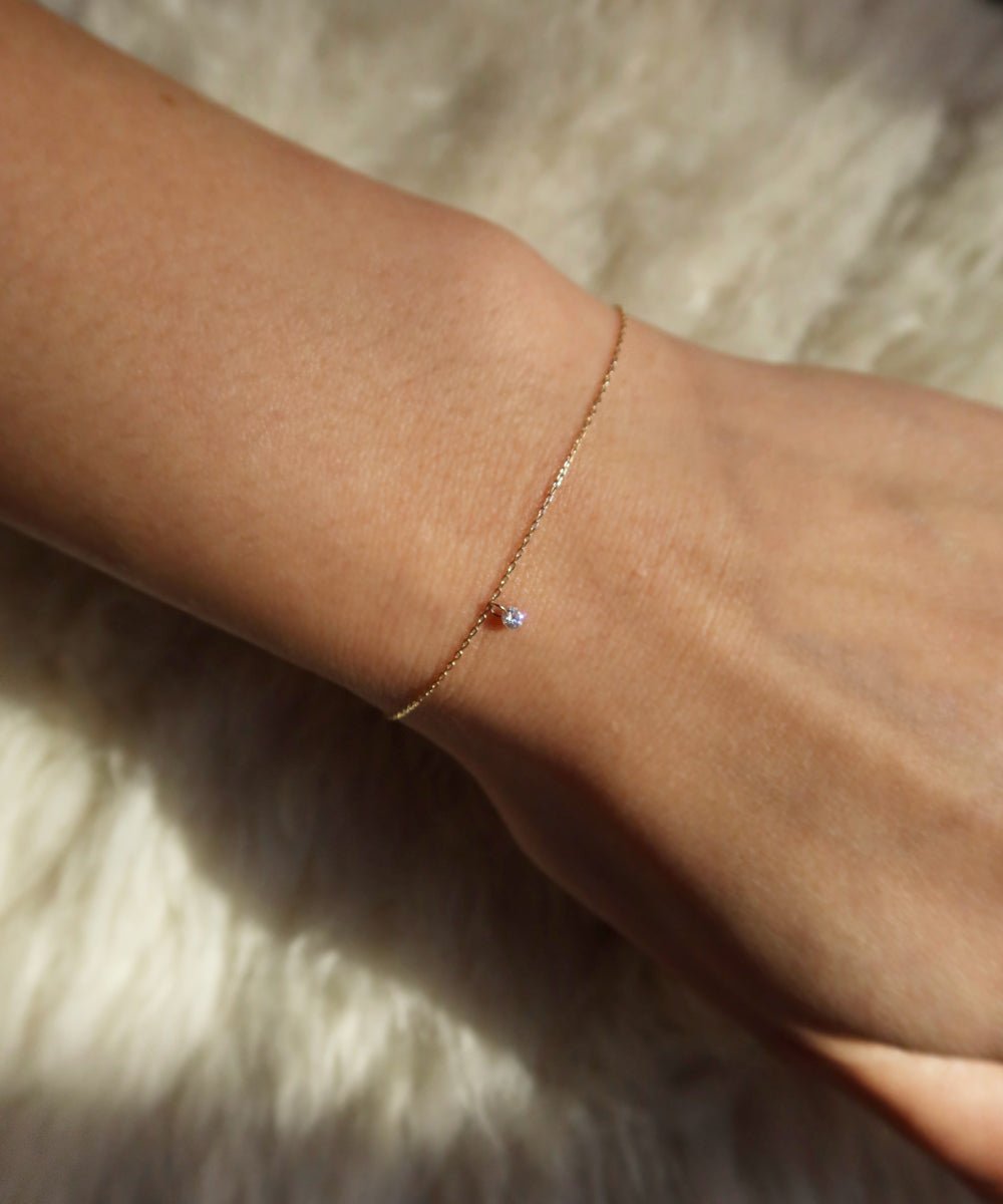 GENEVA FLOATING DIAMOND BRACELET - Shop Cupcakes and Cashmere