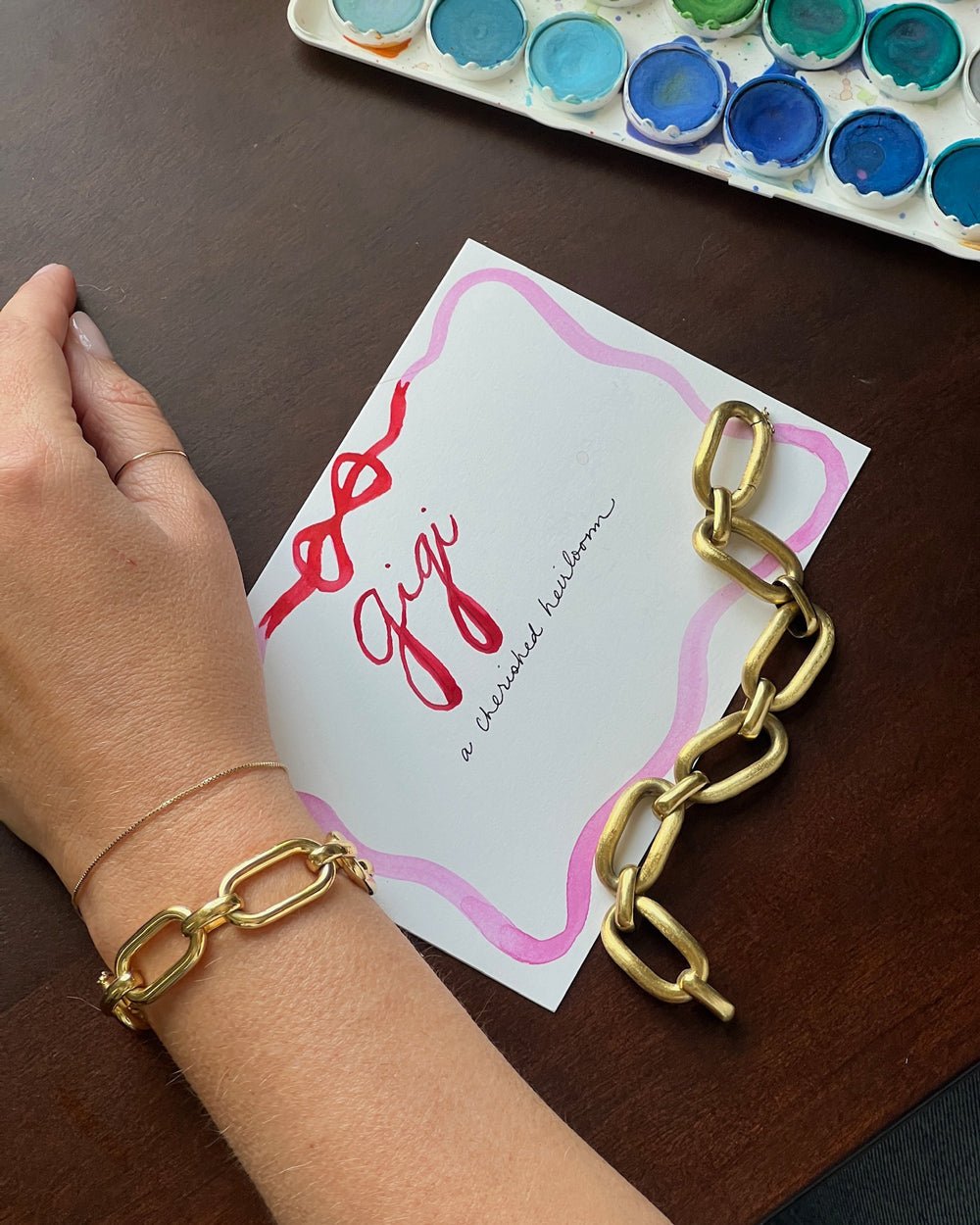 GIGI BOLD LINK BRACELET - Shop Cupcakes and Cashmere