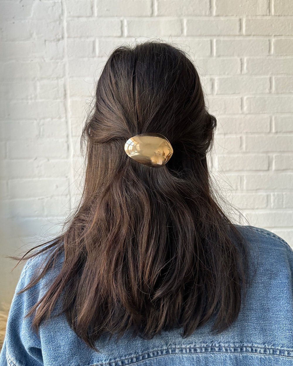 GOLD OVAL DOME CLIP - Shop Cupcakes and Cashmere