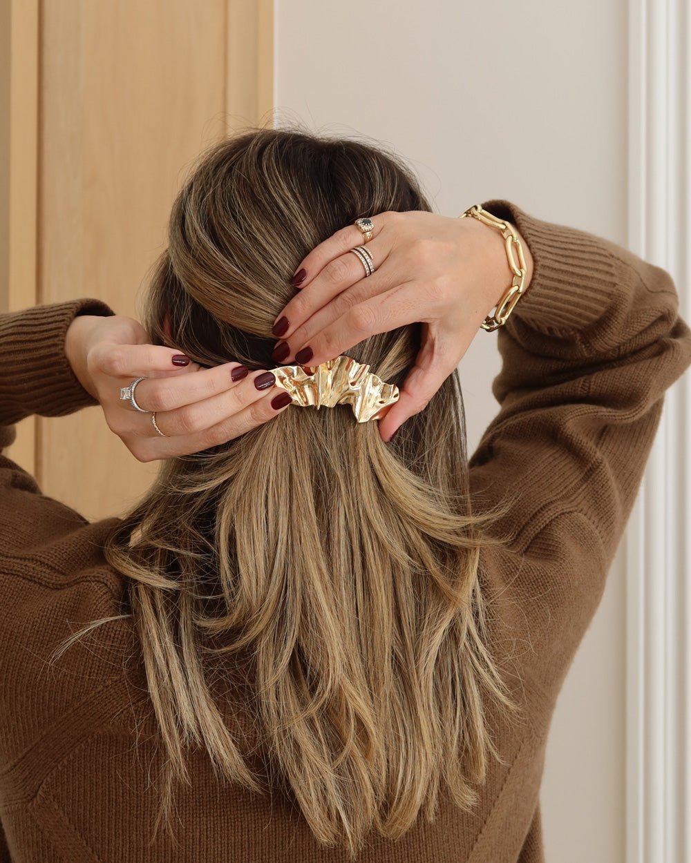 GOLD RIBBON BARRETTE - Shop Cupcakes and Cashmere