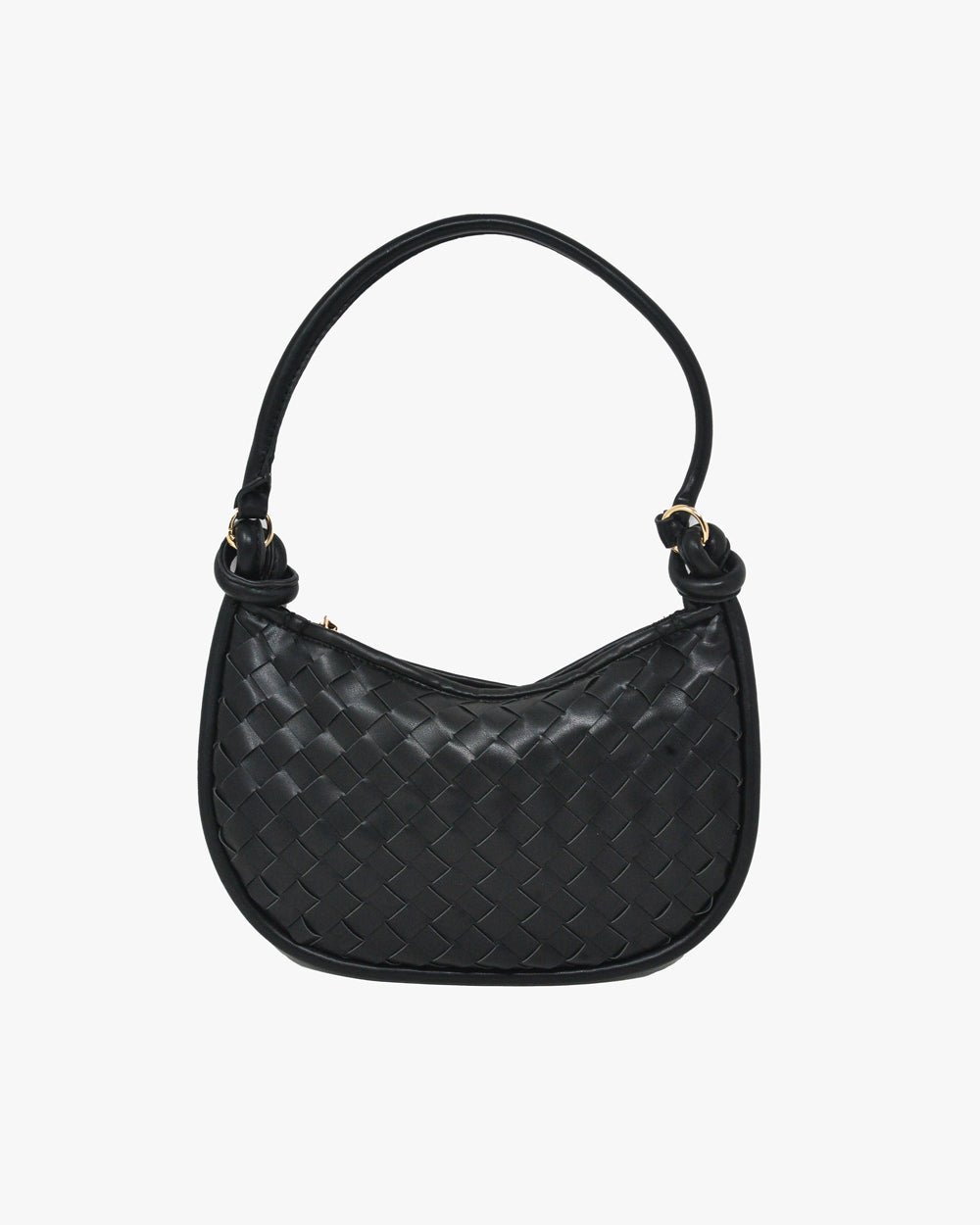 HALF - MOON WOVEN SHOULDER BAG - Shop Cupcakes and Cashmere