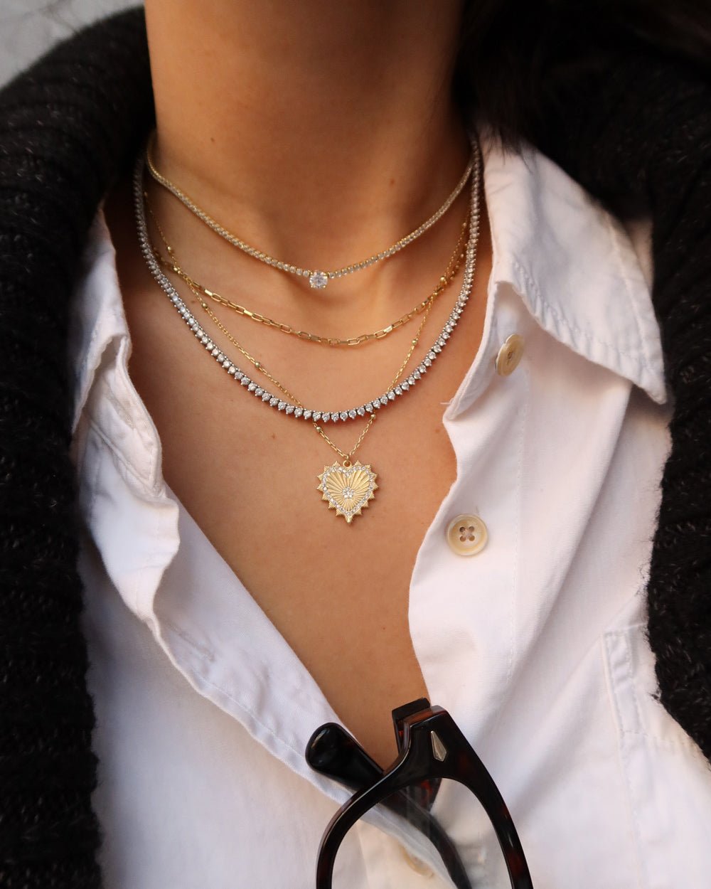 JAMES HEART NECKLACE - Shop Cupcakes and Cashmere