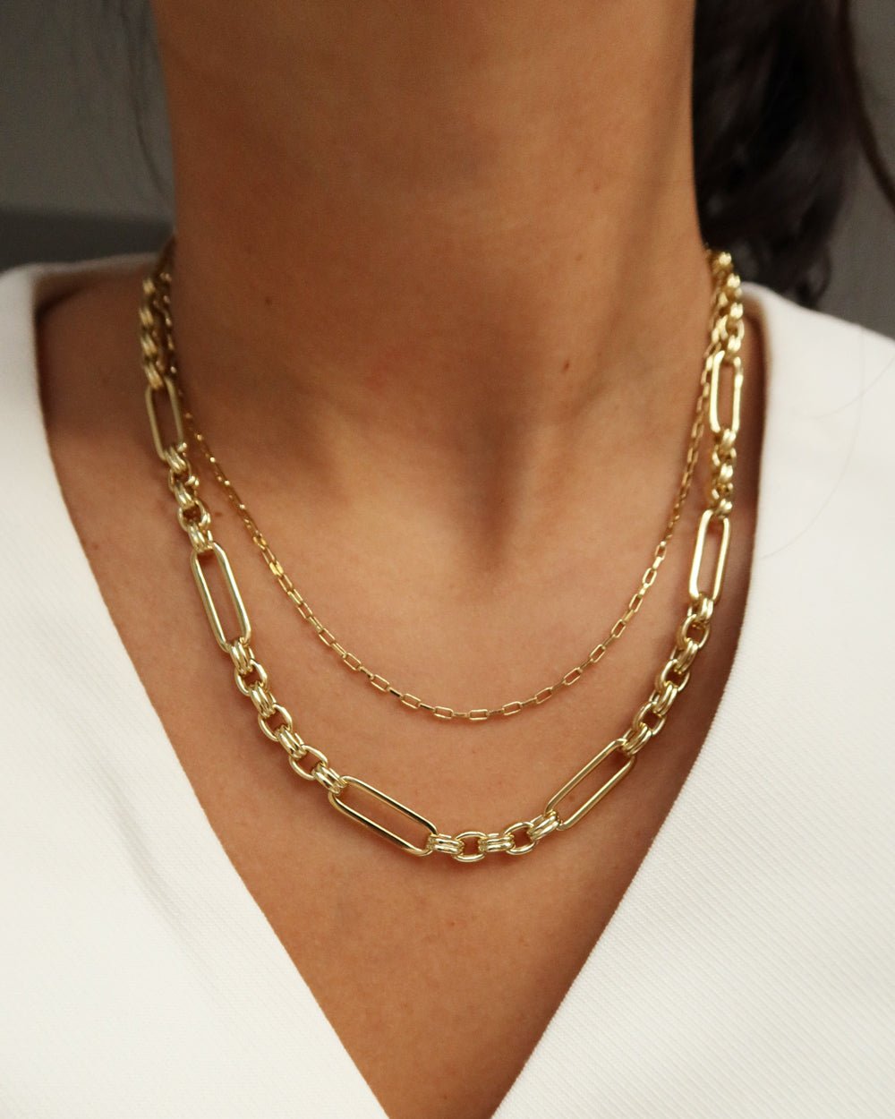 LAURA LINKED LAYERING NECKLACE - Shop Cupcakes and Cashmere