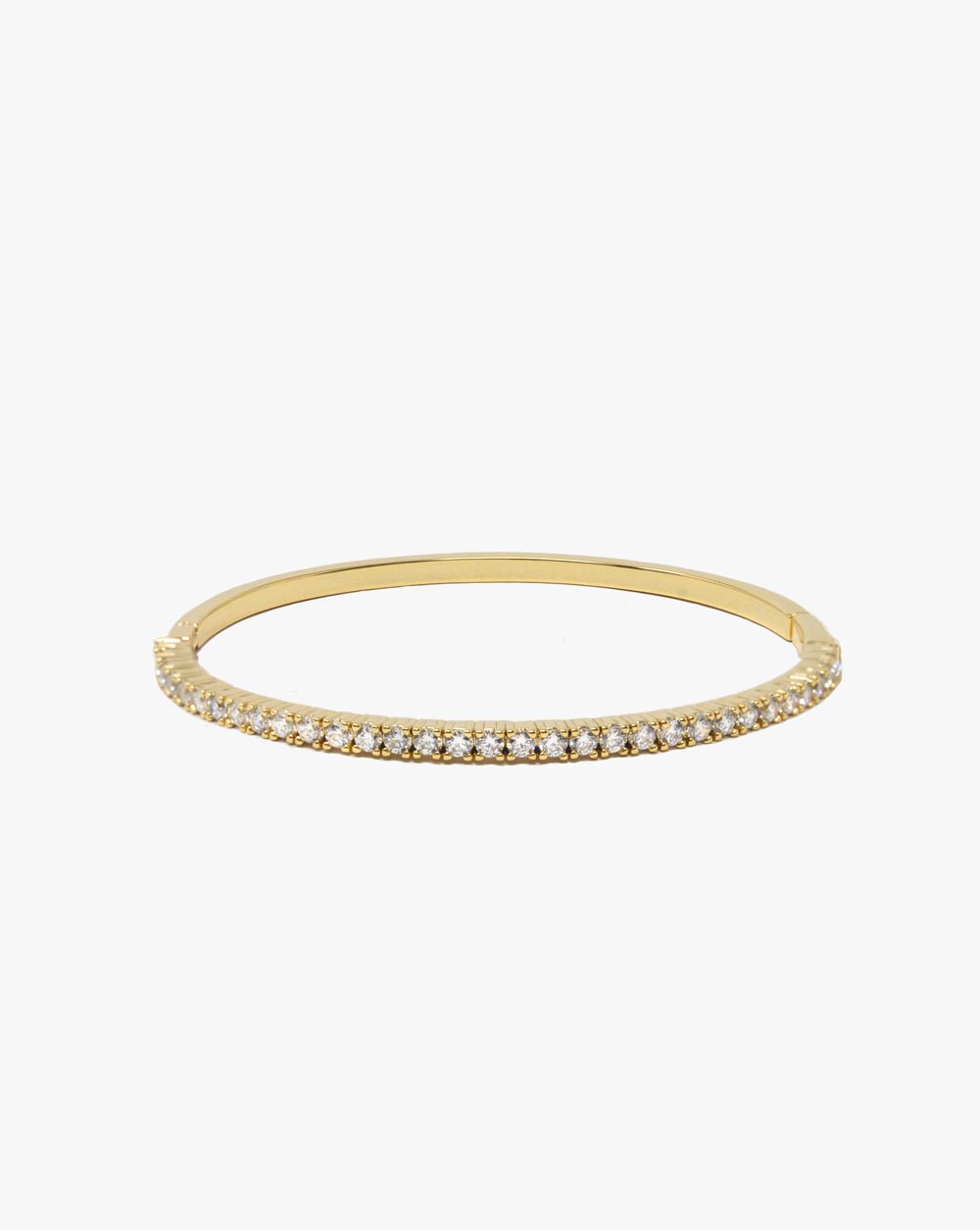 LEANDRA CZ TENNIS BANGLE - Shop Cupcakes and Cashmere