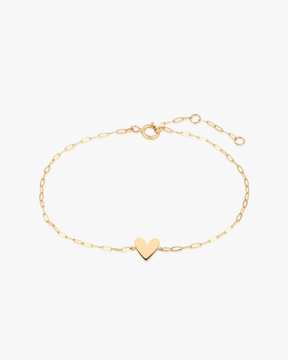 LENOX 14K HEART LINK BRACELET - Shop Cupcakes and Cashmere