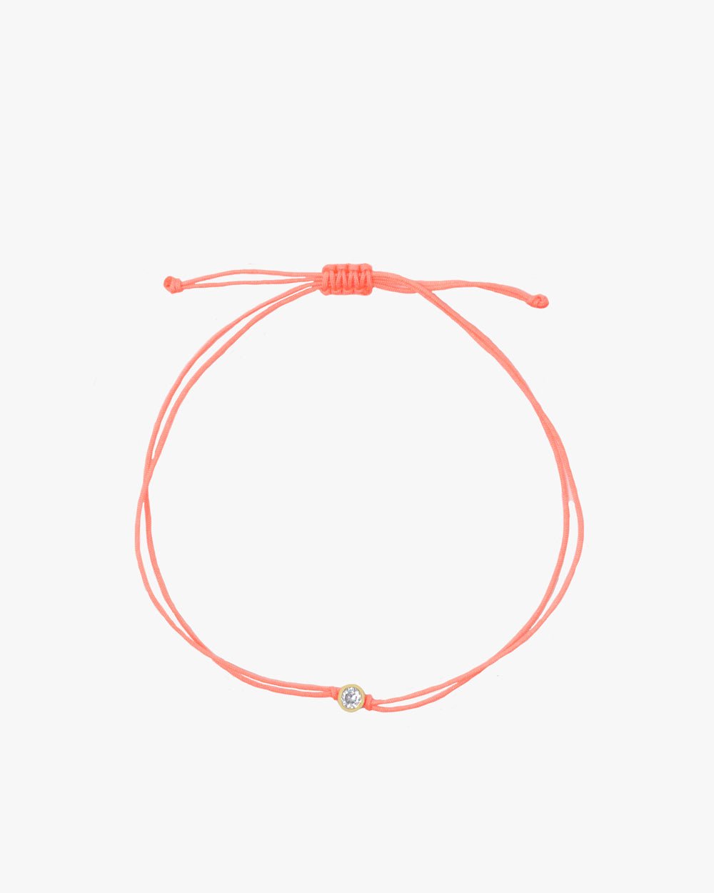 LINDY BEZEL CZ CORD BRACELET - Shop Cupcakes and Cashmere