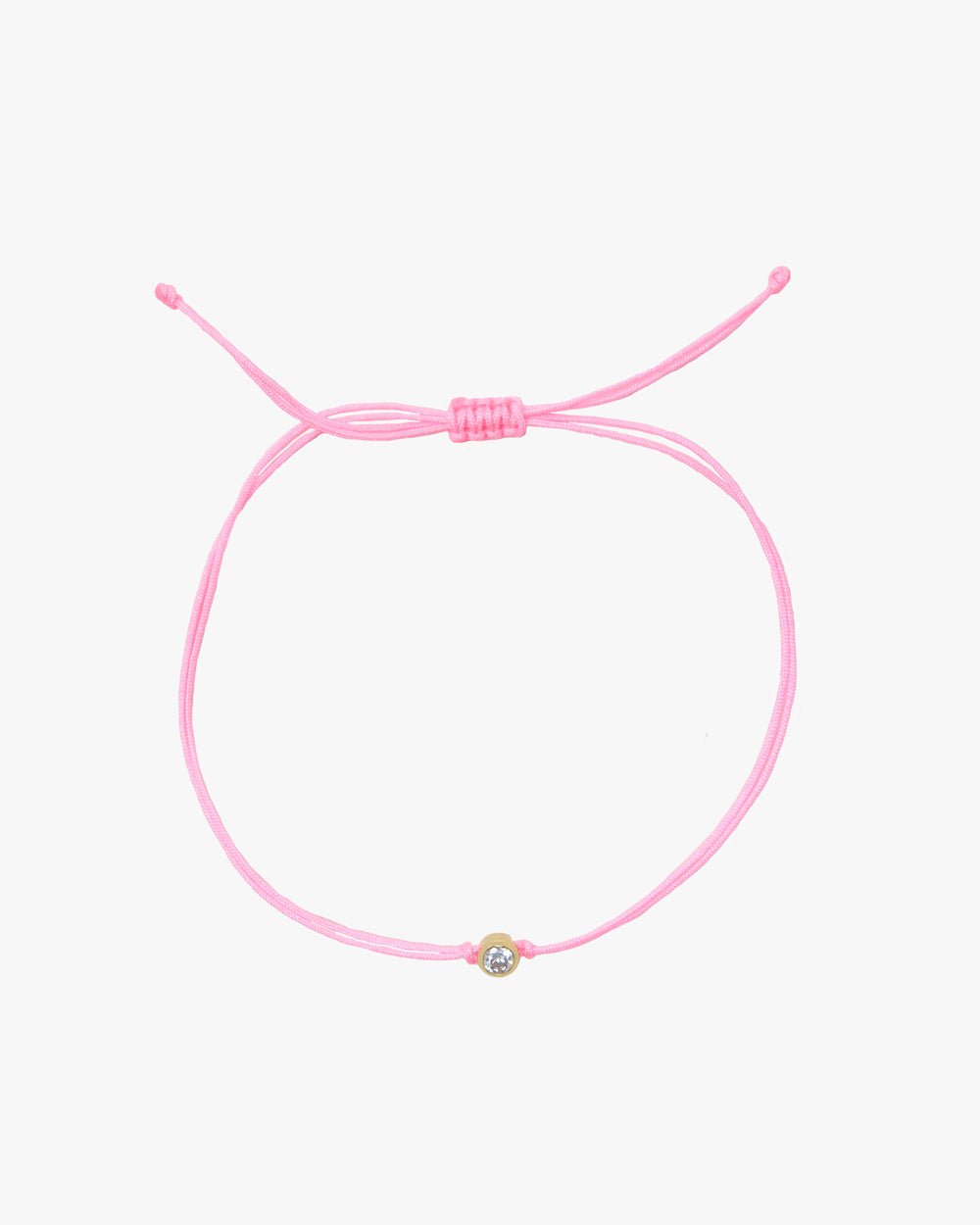 LINDY BEZEL CZ CORD BRACELET - Shop Cupcakes and Cashmere