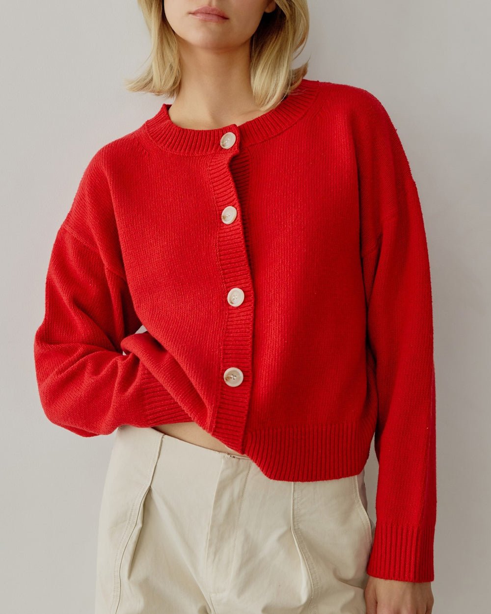 LUCY CARDIGAN (RED) - Shop Cupcakes and Cashmere