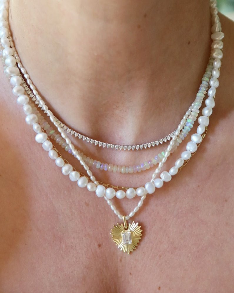 MALLORY OPAL NECKLACE - Shop Cupcakes and Cashmere