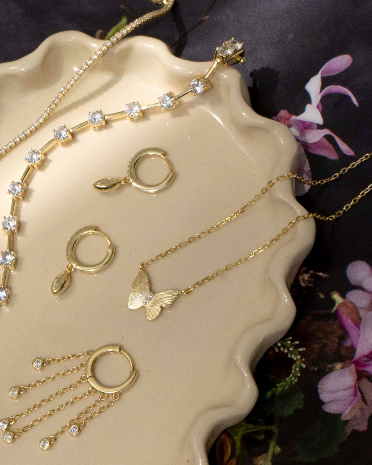 MARIAH BUTTERFLY PENDANT NECKLACE - Shop Cupcakes and Cashmere