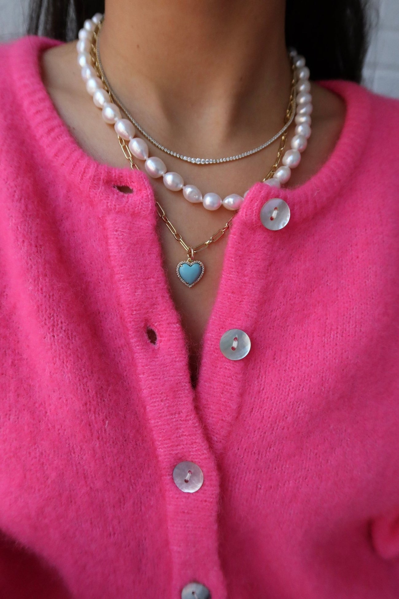 ODETTE WHITE BAROQUE PEARL NECKLACE - Shop Cupcakes and Cashmere