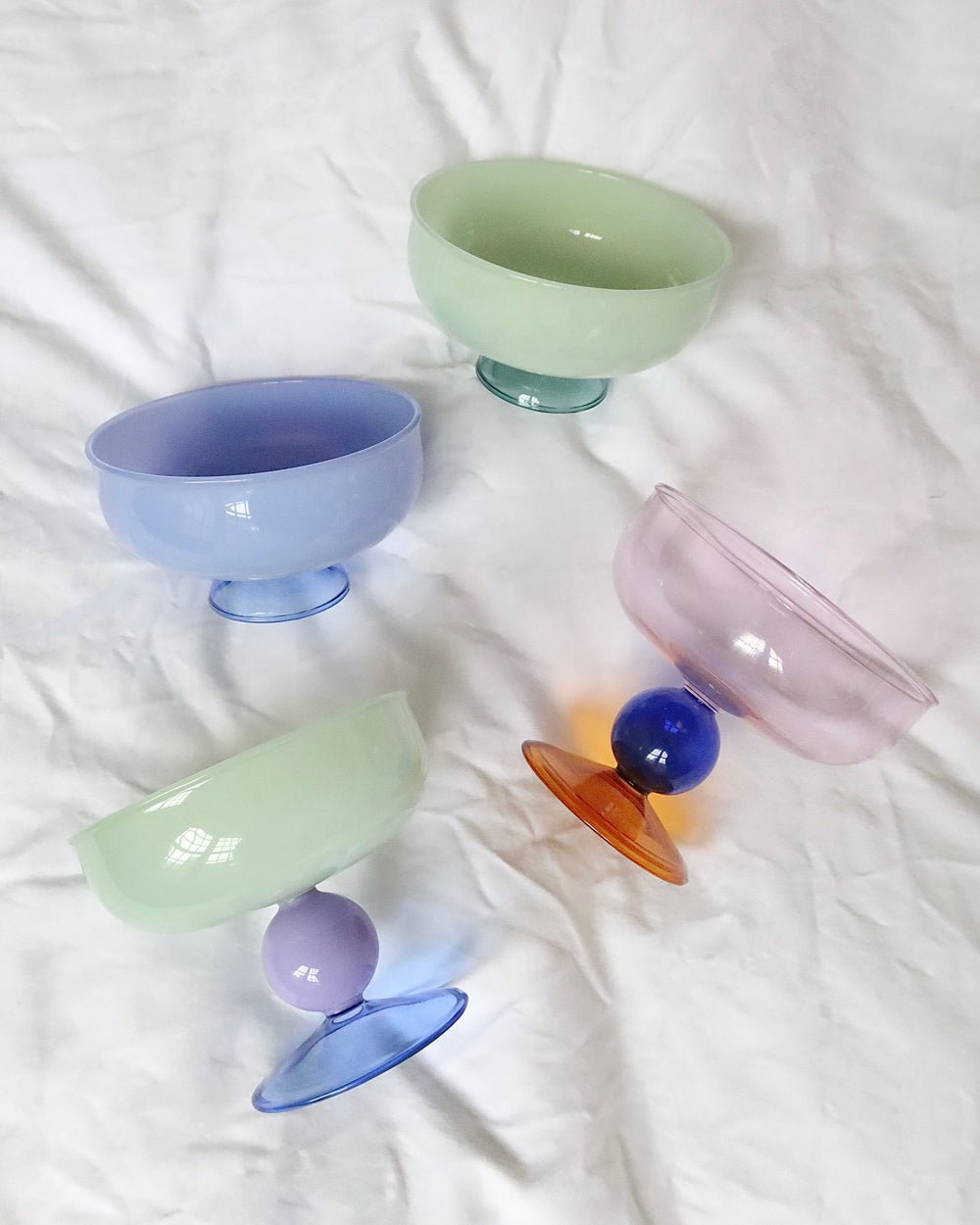 PERIWINKLE GLASS BOWL - Shop Cupcakes and Cashmere