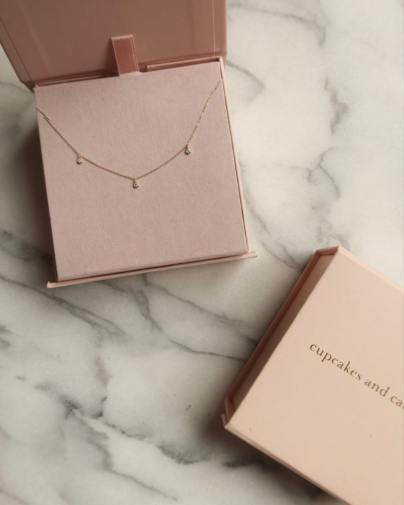 POMEROL TRIPLE TEARDROP DIAMOND SHAKER NECKLACE - Shop Cupcakes and Cashmere