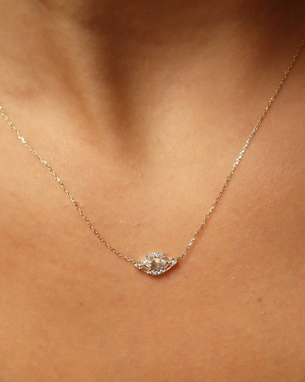 Chunky diamond necklace hotsell