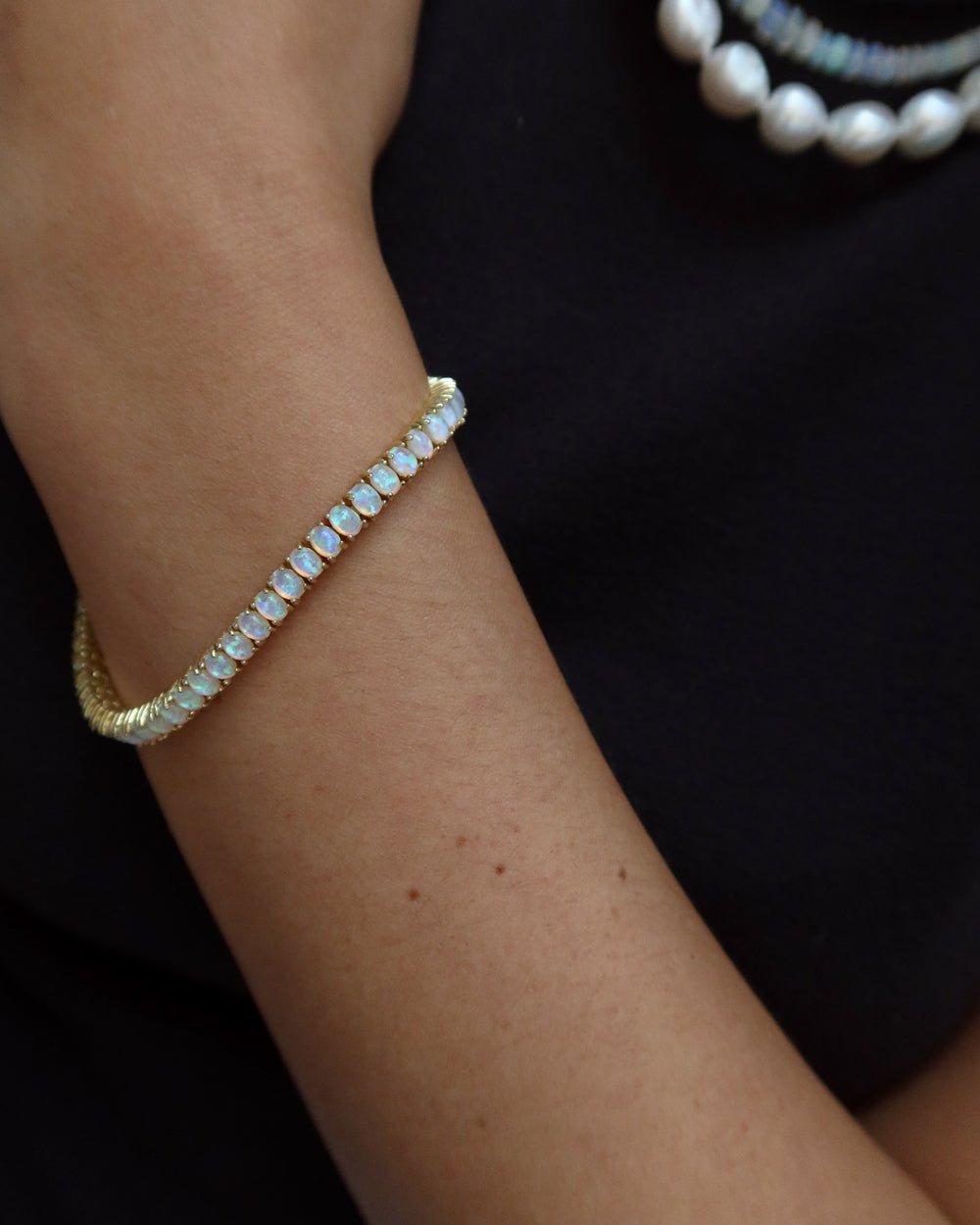 RIVER OPAL TENNIS BRACELET - Shop Cupcakes and Cashmere