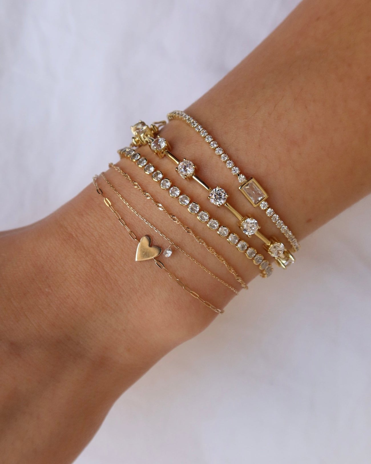 SANTORINI 14K GOLD TWIST CHAIN BRACELET - Shop Cupcakes and Cashmere