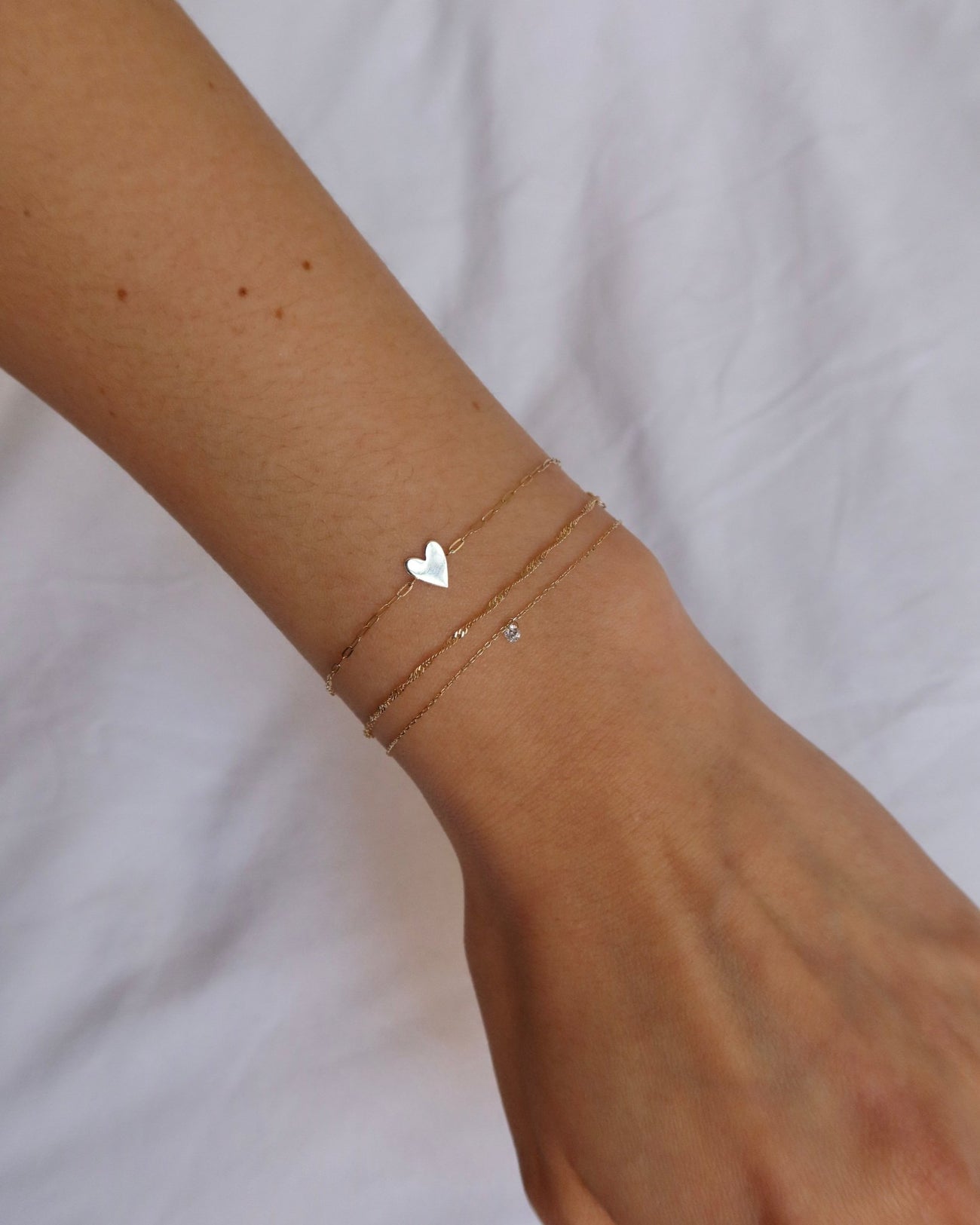 SANTORINI 14K GOLD TWIST CHAIN BRACELET - Shop Cupcakes and Cashmere