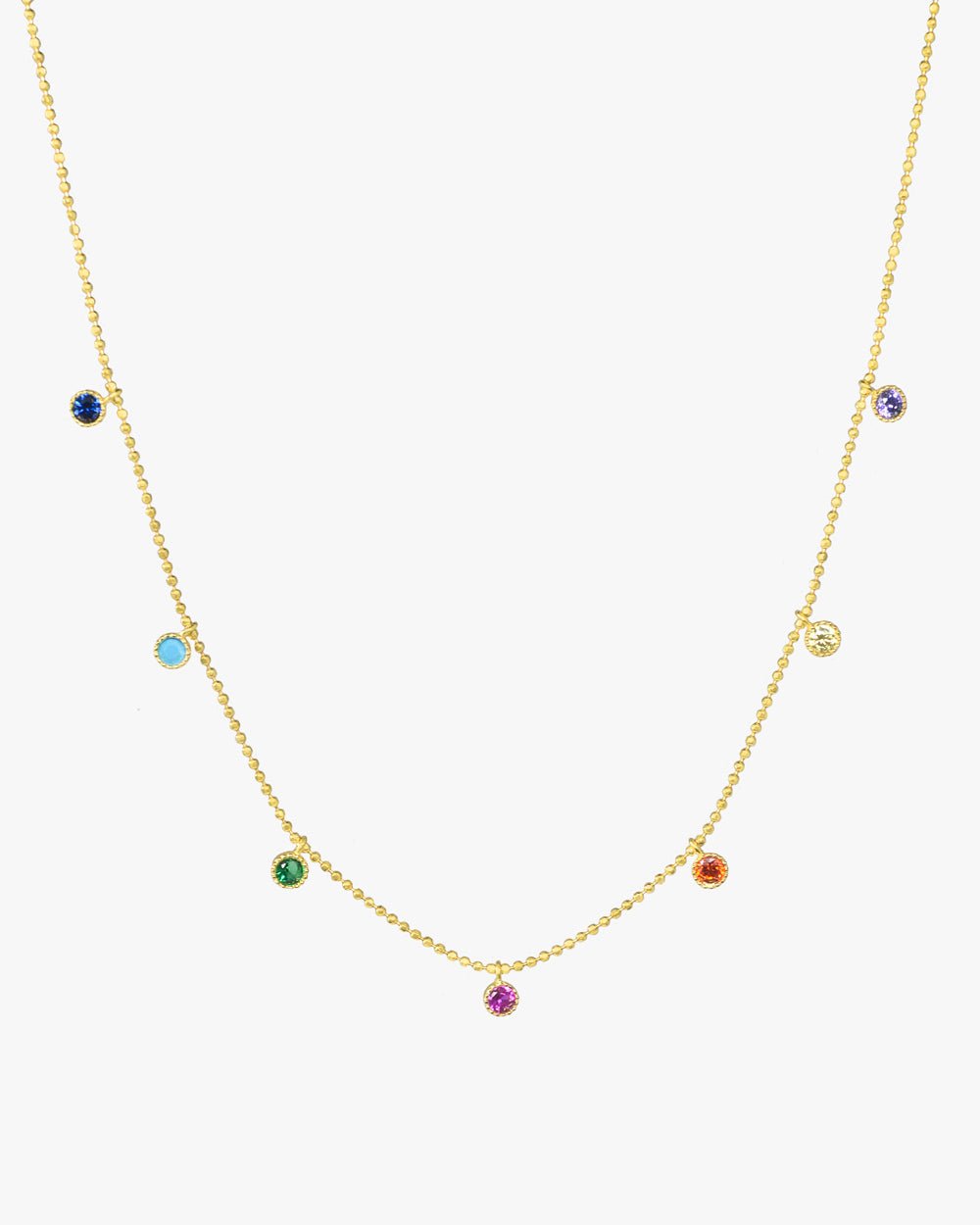 TALLULAH BEZEL SHAKER NECKLACE - Shop Cupcakes and Cashmere