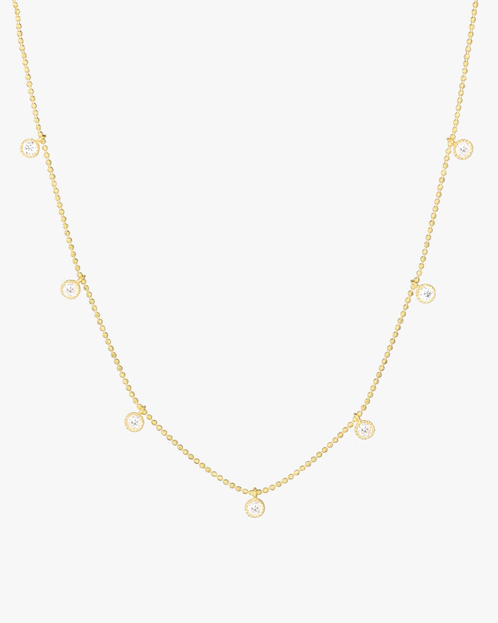 TALLULAH BEZEL SHAKER NECKLACE - Shop Cupcakes and Cashmere