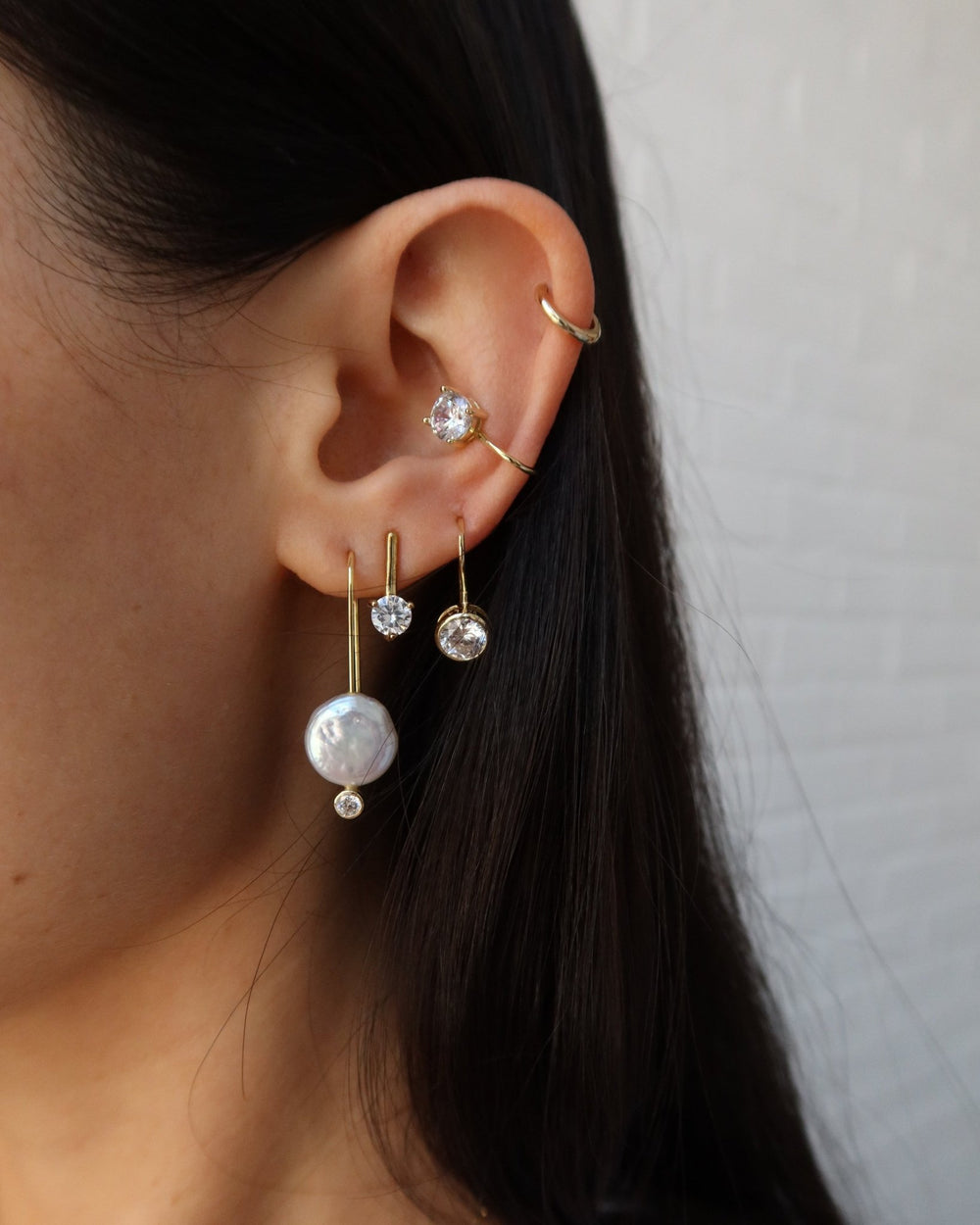 THE FELICITY ROUND PEARL DROP EARRINGS - Shop Cupcakes and Cashmere