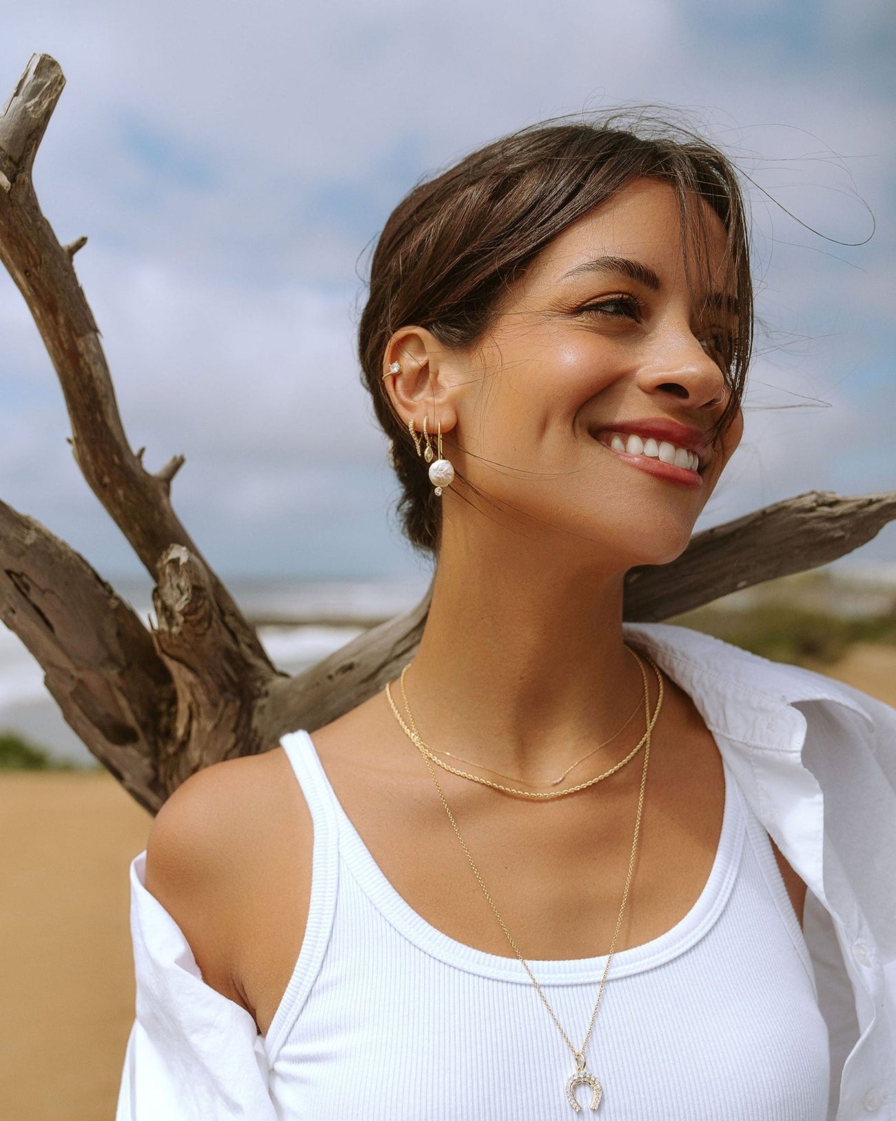 THE FELICITY ROUND PEARL DROP EARRINGS - Shop Cupcakes and Cashmere
