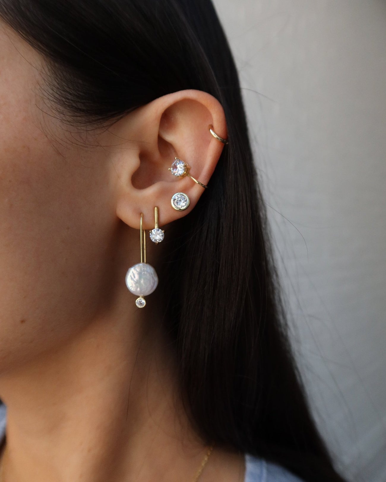 THE FELICITY ROUND PEARL DROP EARRINGS - Shop Cupcakes and Cashmere