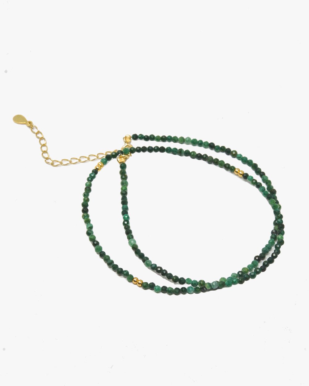 ALEX GREEN BEADED NECKLACE - Shop Cupcakes and Cashmere