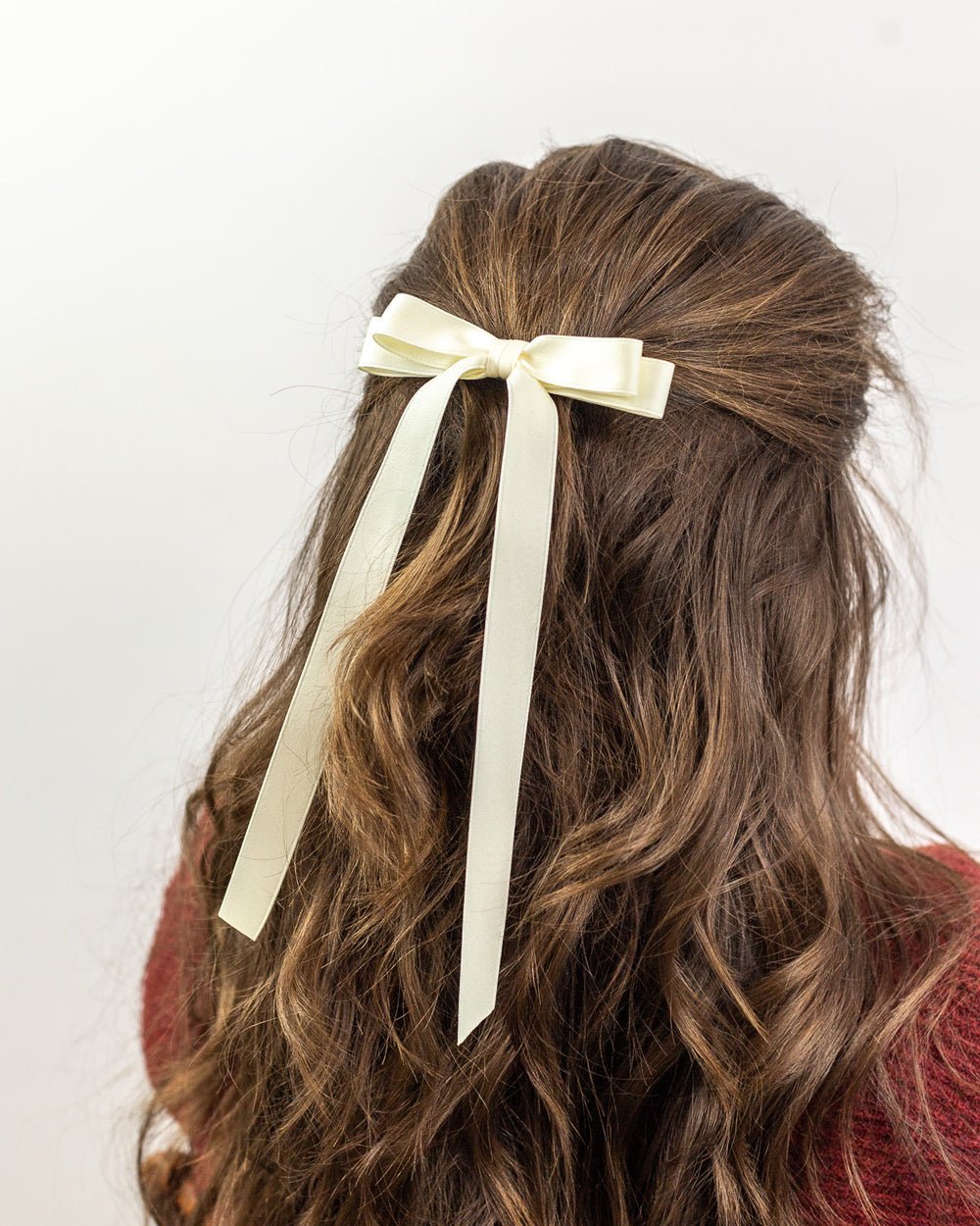 ALICE SATIN HAIR BOW - Shop Cupcakes and Cashmere