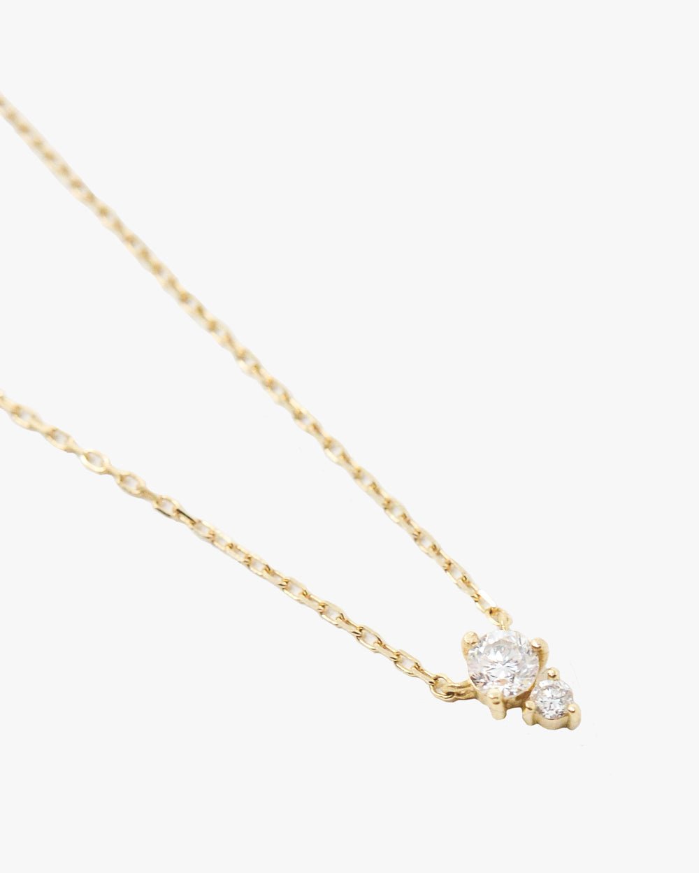 BRENTWOOD DIAMOND DUO NECKLACE - Shop Cupcakes and Cashmere