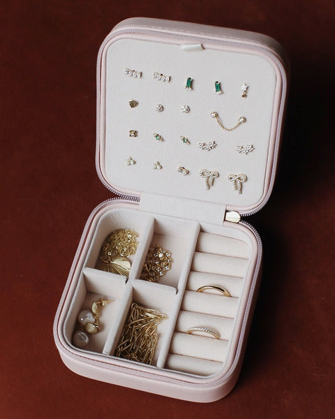 Jewelry Storage Box Necklace Earrings Jewelry Storage Box - Temu