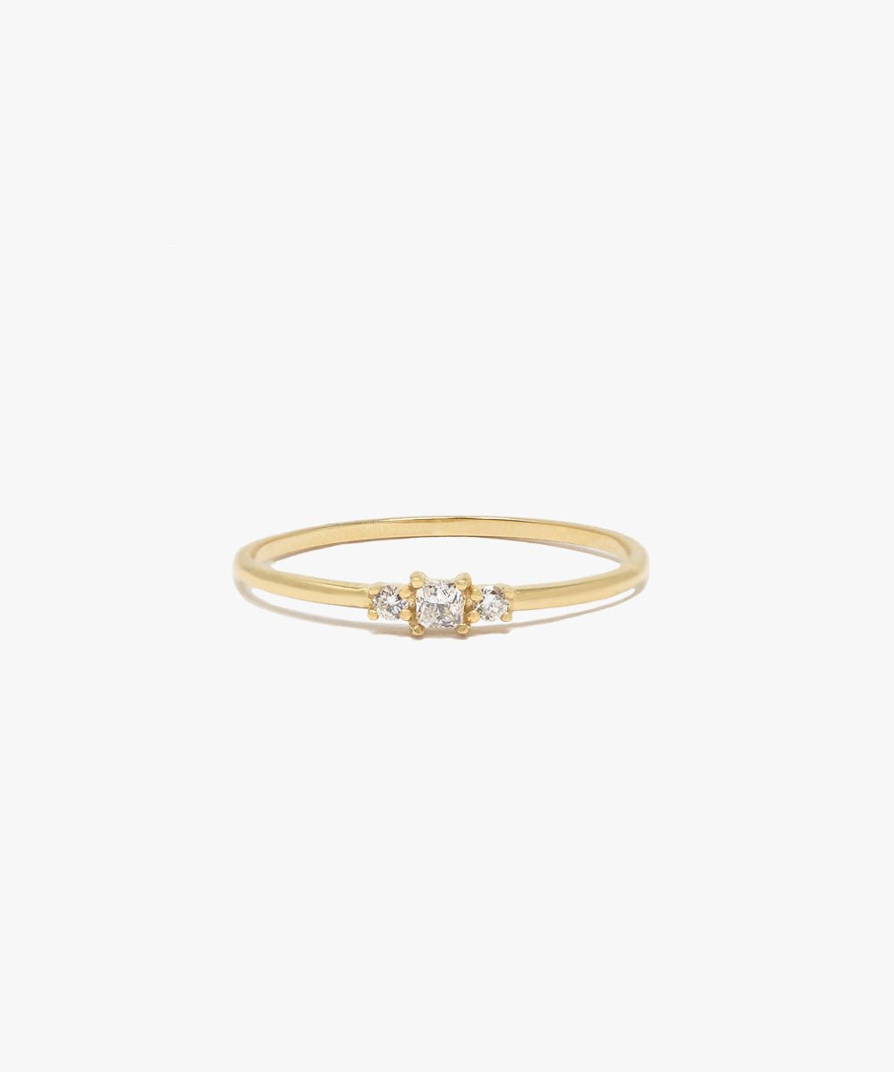 CUYAMA DIAMOND TRIO STACKER RING - Shop Cupcakes and Cashmere