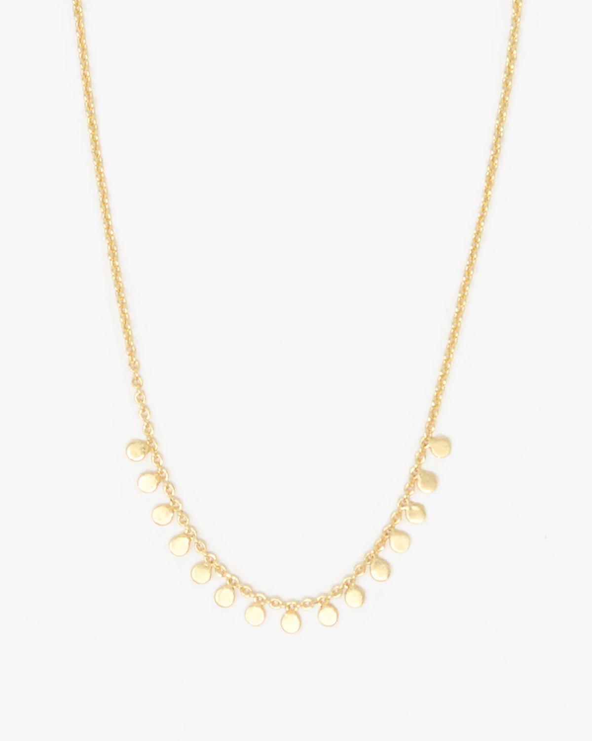 FAIRFAX 15 DISC SHAKER NECKLACE - Shop Cupcakes and Cashmere