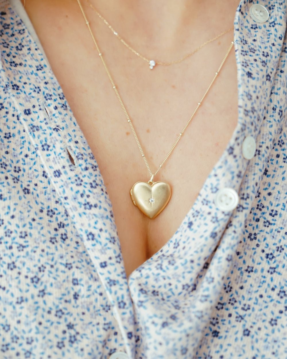 FAY HEART LOCKET - Shop Cupcakes and Cashmere