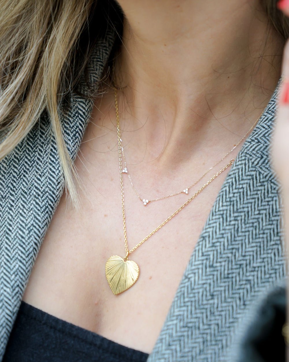 Heart Pendant Necklaces | Heart Pendant Necklace Gold | Abbott Lyon