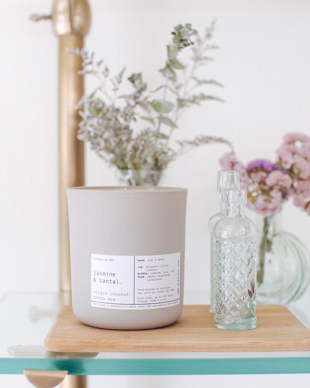 JASMINE & SANTAL CANDLE - Shop Cupcakes and Cashmere